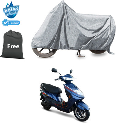 CODOKI Waterproof Two Wheeler Cover for Okinawa(Ridge, Silver)