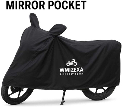 WMIZEXA Waterproof Two Wheeler Cover for Universal For Bike(CB1000R Plus, Black)