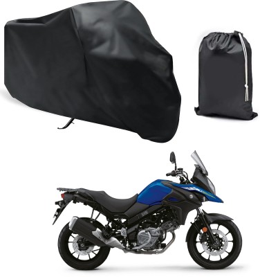 GOSHIV-car and bike accessories Waterproof Two Wheeler Cover for Suzuki(Black)