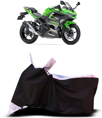 VESMEI Two Wheeler Cover for Kawasaki(Ninja 300 BS6, White)