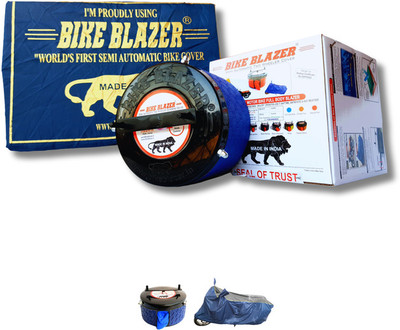 BIKE BLAZER Waterproof Two Wheeler Cover for Hero(HF Dawn, Blue)