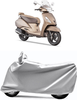 XOCAVO Two Wheeler Cover for TVS(Jupiter classic, Silver)