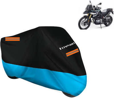 Horseyaart Waterproof Two Wheeler Cover for BMW(F 750 GS, Blue)
