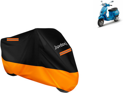Juvdoxj Waterproof Two Wheeler Cover for Aprilia(SXL 150 BS6, Orange)