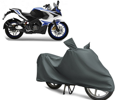 EGAL Waterproof Two Wheeler Cover for Bajaj(Pulsar RS200 BS6, Grey)