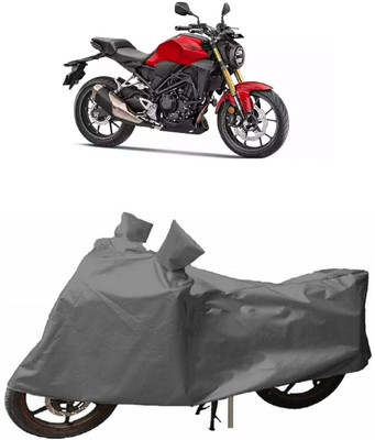 ABORDABLE Two Wheeler Cover for Honda(CB300R, Grey)