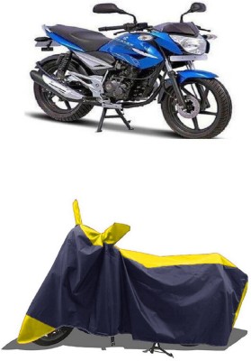 SUGASHRI Waterproof Two Wheeler Cover for Bajaj(XCD 135, Yellow, Blue)