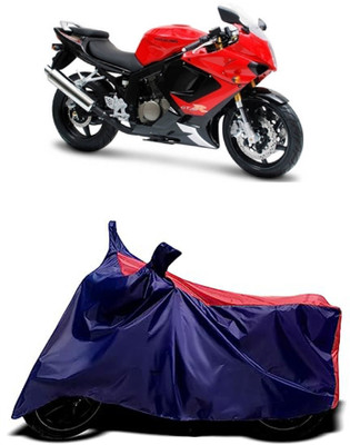 VESMEI Two Wheeler Cover for Yamaha(Saluto, Red)