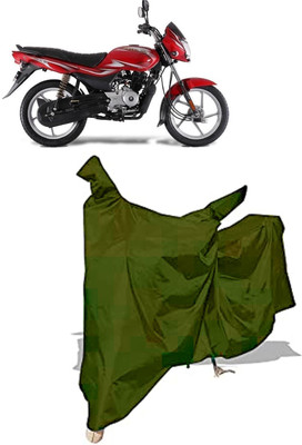 Amexride Two Wheeler Cover for Bajaj(Platina 100 BS6, Maroon)