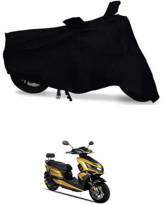 THE REAL ARV Waterproof Two Wheeler Cover for Okinawa(Praise, Black)
