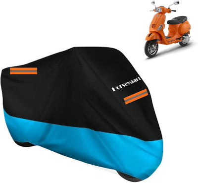 Horseyaart Waterproof Two Wheeler Cover for Vespa(Vespa SXL, Blue)