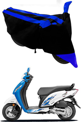Mdstar Waterproof Two Wheeler Cover for Honda(Activa i, Blue, Black)