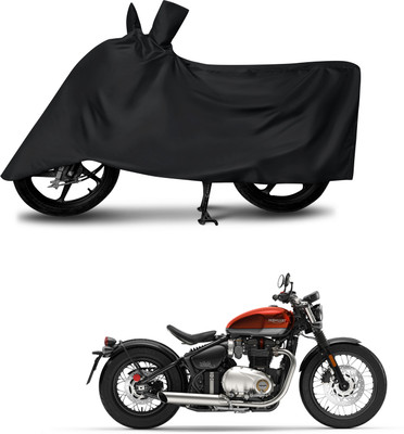 DeepShakshi AUTOMOTIVE Waterproof Two Wheeler Cover for Triumph(Bonneville Bobber, Black)
