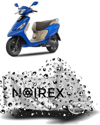 NOIREX Two Wheeler Cover for TVS(Zest, Silver)