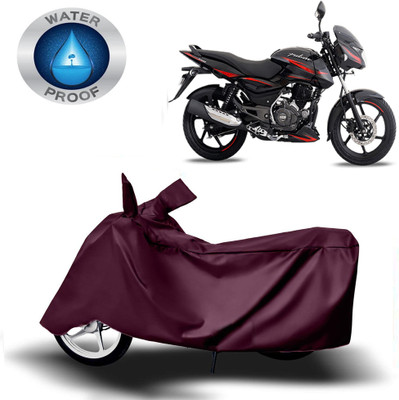 DeepShakshi AUTOMOTIVE Waterproof Two Wheeler Cover for Bajaj(Pulsar 150, Maroon)