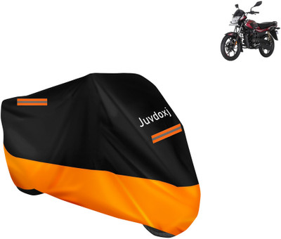 Juvdoxj Waterproof Two Wheeler Cover for Bajaj(Platina 110 H-Gear BS6, Orange)