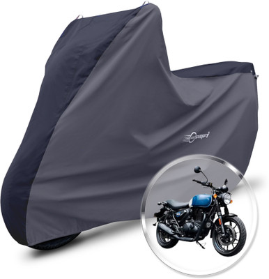 Neodrift Two Wheeler Cover for Royal Enfield(Hunter 350, Black, Grey)