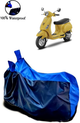 APNEK Waterproof Two Wheeler Cover for Piaggio(Vespa LX 125, Blue)