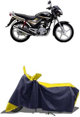 SUGASHRI Waterproof Two Wheeler Cover for Yamaha(Libero, Yellow, Blue)