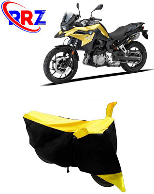 RRZ Waterproof Two Wheeler Cover for BMW(F 750 GS, Black, Yellow)