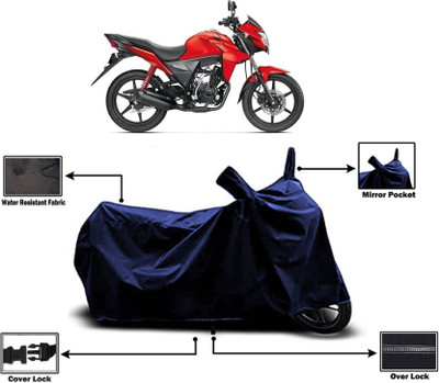AASHTIK MART Two Wheeler Cover for Honda(CB Twister, Blue)
