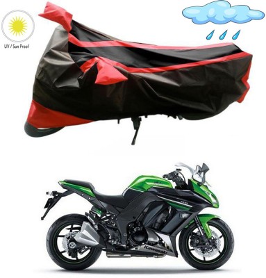 Ascension Two Wheeler Cover for Kawasaki(Ninja 1000, Red, Black)