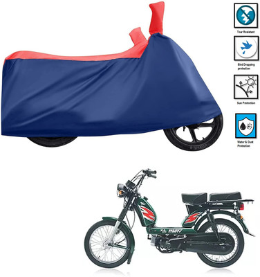 CODOKI Waterproof Two Wheeler Cover for TVS(Heavy Duty Super XL, Red)
