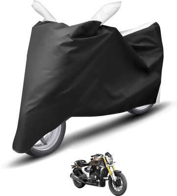 Caronix Waterproof Two Wheeler Cover for TVS(Zeppelin, White)