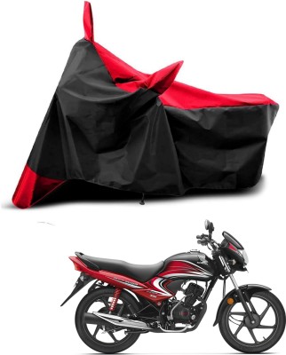 KEDIT Two Wheeler Cover for Universal For Bike(Dream Neo, Red, Black)