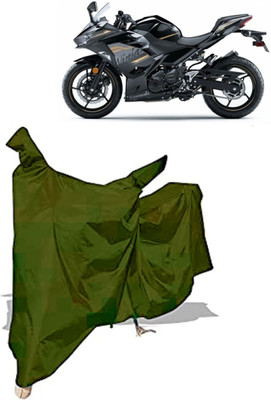 Amexride Two Wheeler Cover for Kawasaki(Ninja 650 BS6, Maroon)