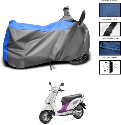 CODOKI Waterproof Two Wheeler Cover for Honda(Activa i, Grey, Blue)