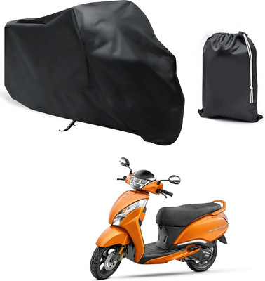 PAGORA Waterproof Two Wheeler Cover for TVS(Jupiter 125, Black)