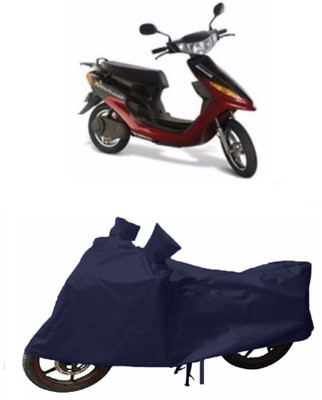 ENTIRELY ELITE Waterproof Two Wheeler Cover for Indus(Yo Electron, Blue)