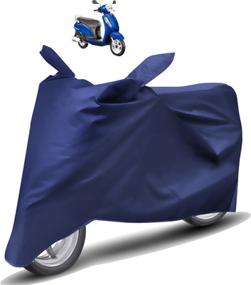 Caronix Two Wheeler Cover for Suzuki(Access 125, Blue)