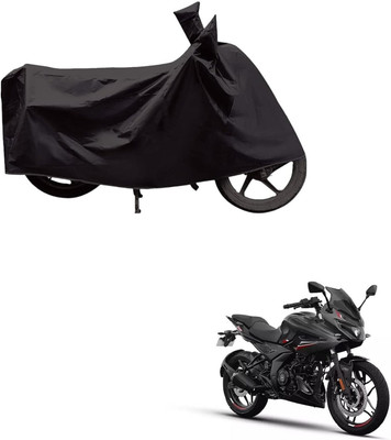 KANISHA ENTERPRISES Waterproof Two Wheeler Cover for Bajaj(Pulsar 220F, Black)