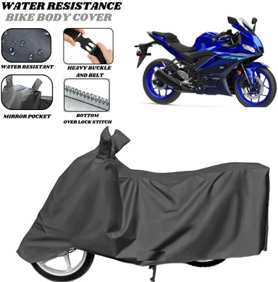 SRP PRODUCT Waterproof Two Wheeler Cover for Yamaha(YZF R3, Grey)