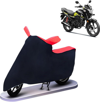 KEDIT Two Wheeler Cover for Honda(SP 125, Red, Black)