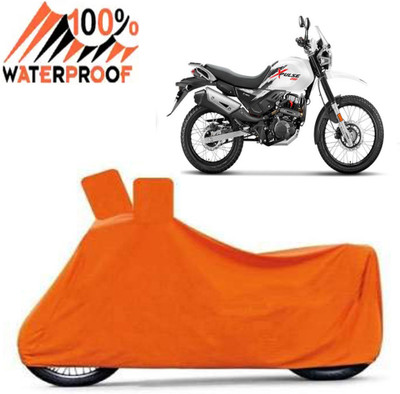 ROYAL AUTO MART Waterproof Two Wheeler Cover for Hero(Xpulse 200T, Orange)