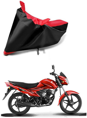 AutoGalaxy Waterproof Two Wheeler Cover for Suzuki(Hayate EP, Red, Black)