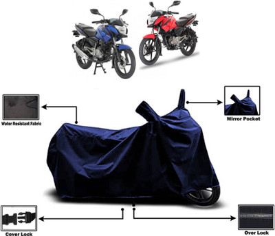 KEDIT Two Wheeler Cover for Bajaj(Pulsar 135 LS DTS-i, Blue)