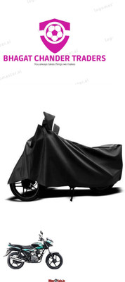 bhagat chander traders Waterproof Two Wheeler Cover for Bajaj(Discover 100 DTS-i, Black)
