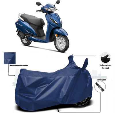 HWSXQAE Waterproof Two Wheeler Cover for Honda(Activa 6G, Blue)