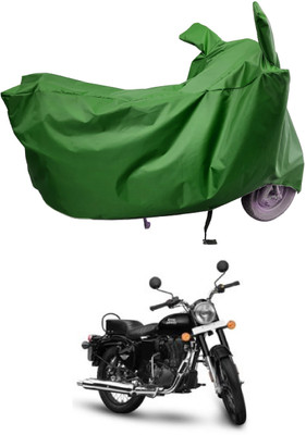 Amexride Two Wheeler Cover for Royal Enfield(Bullet 350 New, Maroon)