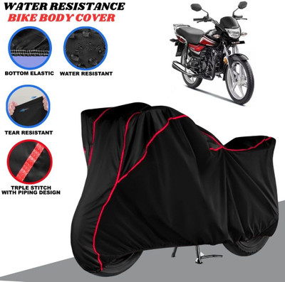 SRP PRODUCT Waterproof Two Wheeler Cover for Honda(CD 100 SS, Black, Red)