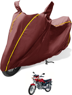 Auto Hub Waterproof Two Wheeler Cover for Hero(Ambition, Maroon)