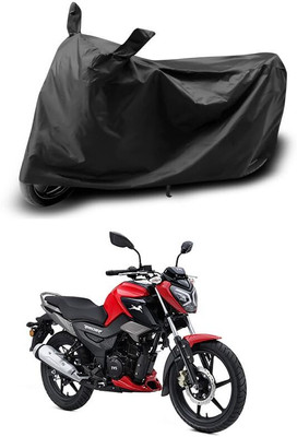 KEDIT Two Wheeler Cover for Universal For Bike(Raider, Black)