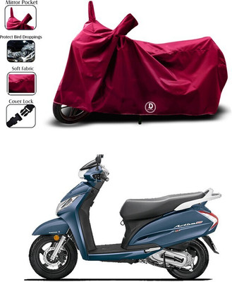 Mdstar Waterproof Two Wheeler Cover for Honda(BS6, Maroon)