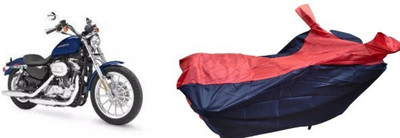 malti Two Wheeler Cover for Harley Davidson(XL 883, Red, Blue)