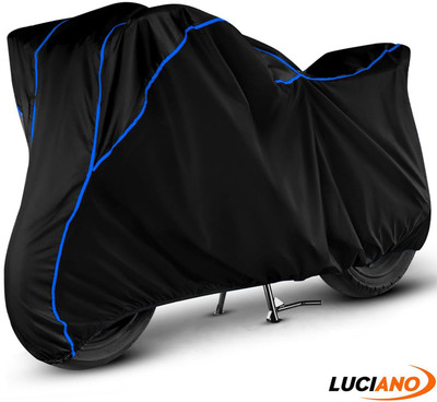 Luciano Waterproof Two Wheeler Cover for Honda(Neo BS6, Black, Blue)