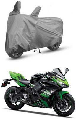 AUTOGARH Two Wheeler Cover for Kawasaki(Ninja 1000, Grey)